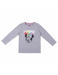 Children’s Long Sleeve T-shirt Minnie Mouse Grey