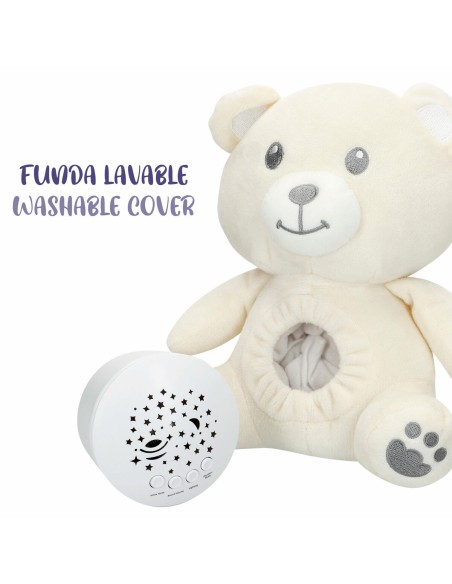 Plush Toy Projector Colorbaby Plush Plastic 20 x 25 x 12 cm (4 Units)