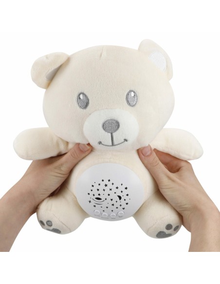 Plush Toy Projector Colorbaby Plush Plastic 20 x 25 x 12 cm (4 Units)