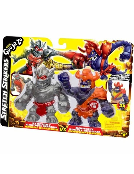 Playset Goo Jit Zu Strikers Blaz vs Corr Figura Duo 11cm