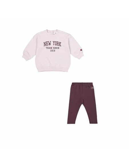 Sports Outfit for Baby Champion Multicolour Pink Newborn 2 Pieces