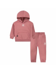 Sports Outfit for Baby Converse Sustainable Core Po Night Flamingo Pink Newborn 2 Pieces