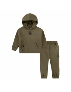 Sports Outfit for Baby Converse Sustainable Core Po Olive 2 Pieces