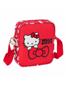 Shoulder Bag Hello Kitty Iconic Red 16 x 18 x 4 cm