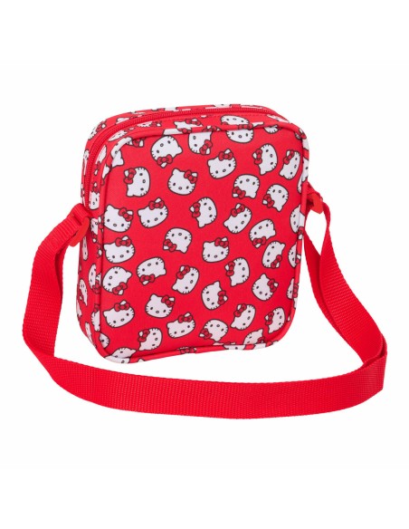 Shoulder Bag Hello Kitty Iconic Red 16 x 18 x 4 cm