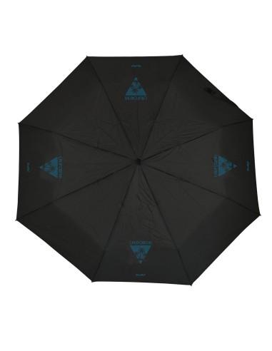 Foldable Umbrella BlackFit8 California Blue Black Ø 98 cm