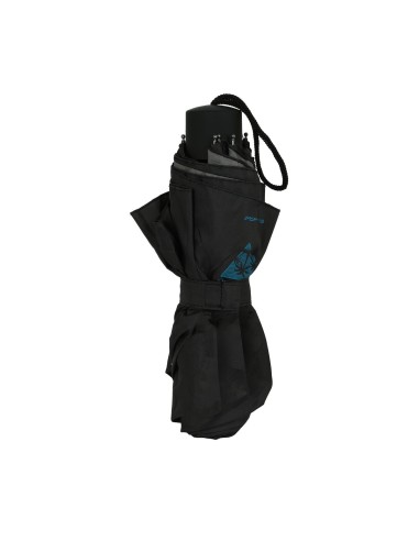 Foldable Umbrella BlackFit8 California Blue Black Ø 98 cm