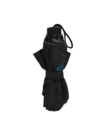 Foldable Umbrella BlackFit8 California Blue Black Ø 98 cm