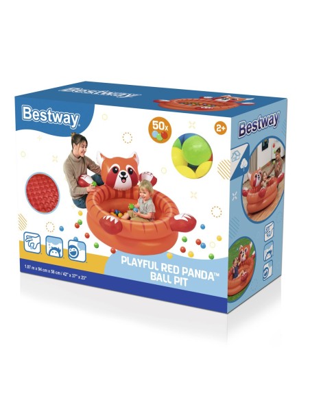 Bestway Inflatable Ball Pool Panda 107x94x58 cm +2 Years Indoor & Garden 52702