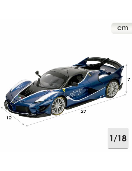 Car Bburago Ferrari FXX K-EVO 27 BL 1:18