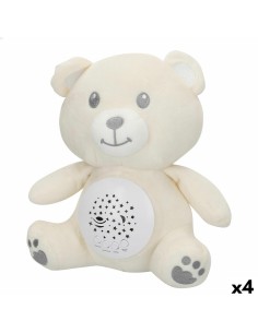 Plush Toy Projector Colorbaby Plush Plastic 20 x 25 x 12 cm (4 Units)