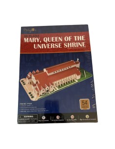 3D Puzzle CubicFun MARY QUEEN OF THE UNIVERSE SHRINE Multicolour 54 Pieces