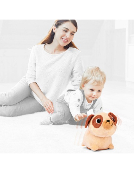 Motion-animated Stuffed Animal Winfun Plush Plastic 17 x 15 x 13 cm (2 Units)