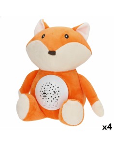 Plush Toy Projector Colorbaby Plush Plastic 25 x 27 x 13 cm (4 Units)