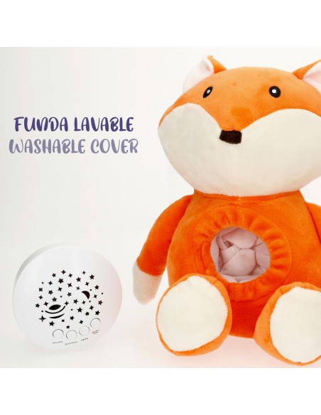 Plush Toy Projector Colorbaby Plush Plastic 25 x 27 x 13 cm (4 Units)