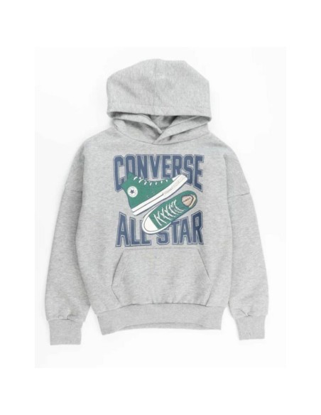 Children’s Hoodie Converse CNVB ALL STAR SNEAKER GFX HOOD 9CG903 042 Grey