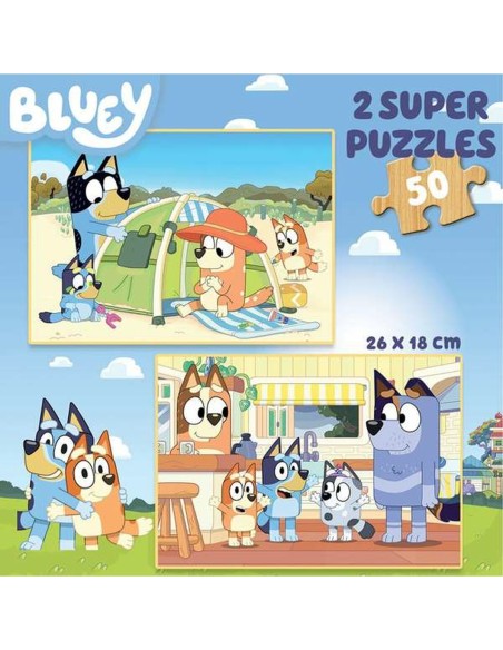 2-Puzzle Set Educa Wood 50 Pieces