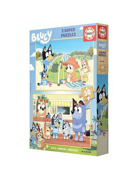 2-Puzzle Set Educa Wood 50 Pieces