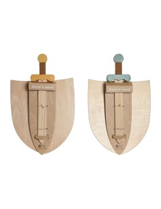 Toy Sword Home ESPRIT 28 x 0,5 x 33,5 cm (2 Units) 2