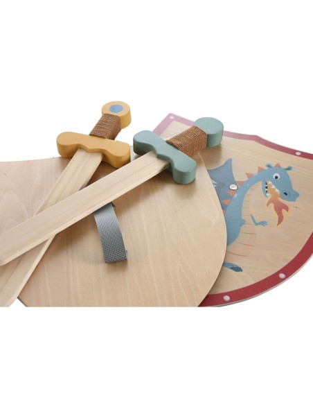 Toy Sword Home ESPRIT 28 x 0,5 x 33,5 cm (2 Units)