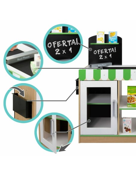 Toy Supermarket Woomax 80 x 80 x 30 cm 80 x 30 cm Wood