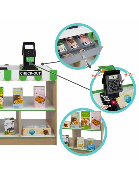 Toy Supermarket Woomax 80 x 80 x 30 cm 80 x 30 cm Wood
