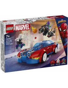 Construction set Lego Coche de Carreras de Spider-Man y Duende Verde Venomizado Multicolour