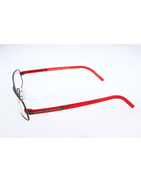 Men' Spectacle frame Porsche Design P8125-D Red ø 57 mm