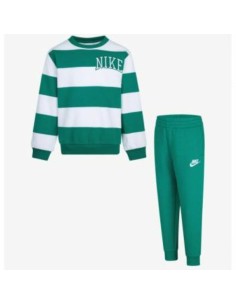 Set of clothes Nike N NSW CLUB SNL STRIPE CREW 86M256 Green 2