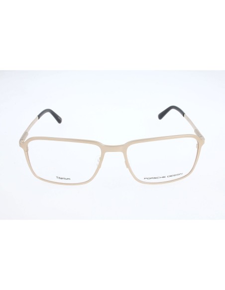 Men' Spectacle frame Porsche Design P8293-C Golden Ø 55 mm