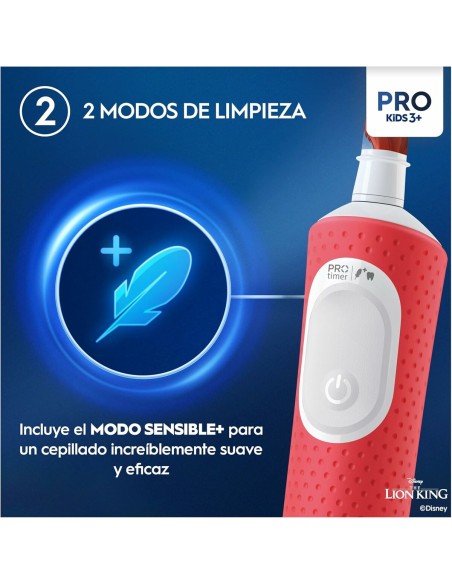Electric Toothbrush Oral-B Rey Leon Red Multicolour