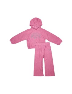 Children's Sports Outfit Nike NKG SWOOSH SPIRIT TEDDY SET Pink