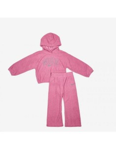 Children's Sports Outfit Nike NKG SWOOSH SPIRIT TEDDY SET Pink 2