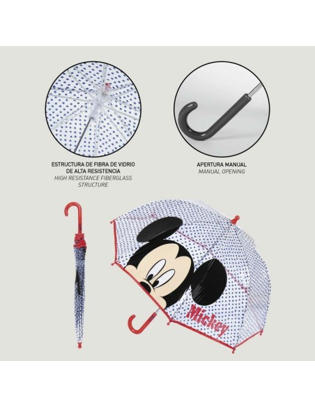 Umbrella Mickey Mouse Red 100 % POE
