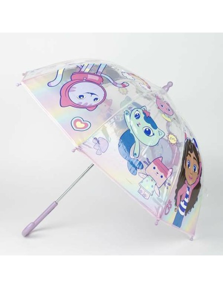 Umbrella Gabby's Dollhouse Pink 45 cm