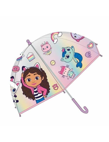 Umbrella Gabby's Dollhouse Pink 45 cm