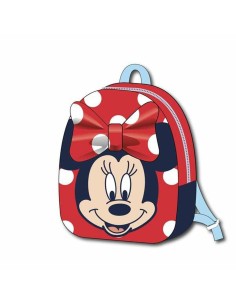 School Bag Minnie Mouse Minnie Red 18 x 22 x 8 cm