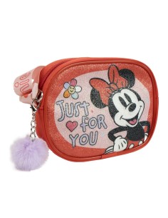 Shoulder Bag Minnie Mouse Red 14,5 x 10,5 x 4,0 cm