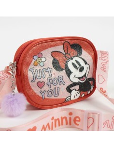 Shoulder Bag Minnie Mouse Red 14,5 x 10,5 x 4,0 cm 2