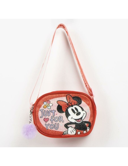 Shoulder Bag Minnie Mouse Red 14,5 x 10,5 x 4,0 cm