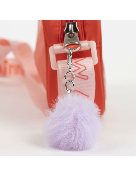Shoulder Bag Minnie Mouse Red 14,5 x 10,5 x 4,0 cm