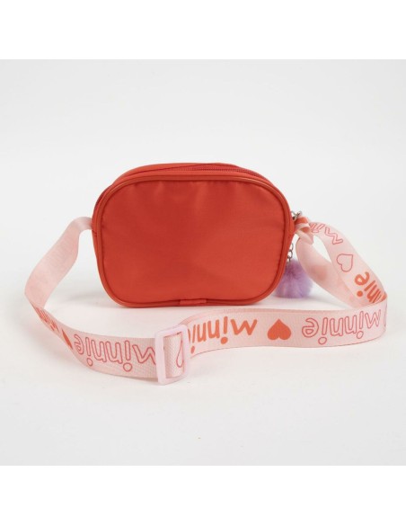 Shoulder Bag Minnie Mouse Red 14,5 x 10,5 x 4,0 cm
