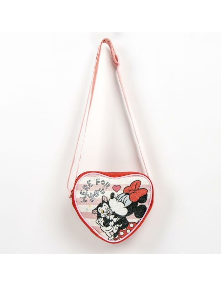 Shoulder Bag Minnie Mouse Red 15,0 x 14,0 x 4,0 cm