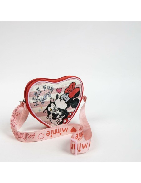 Shoulder Bag Minnie Mouse Red 15,0 x 14,0 x 4,0 cm