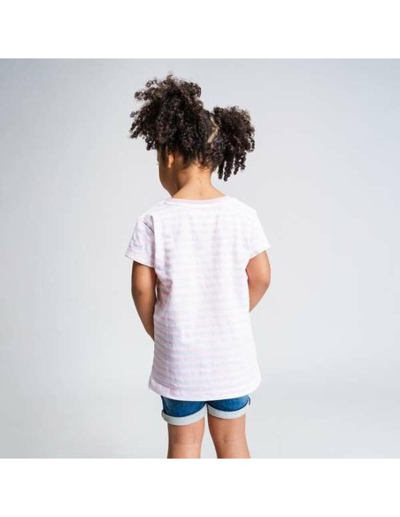 Child's Short Sleeve T-Shirt Peppa Pig Pink 6 Years