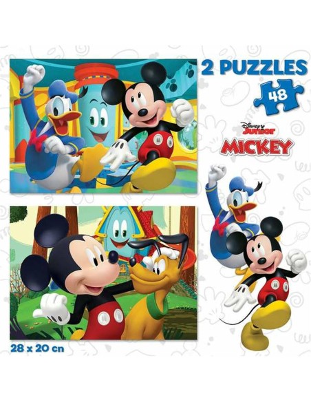 Puzzle Educa Mickey Mouse Fun House 2 x 48