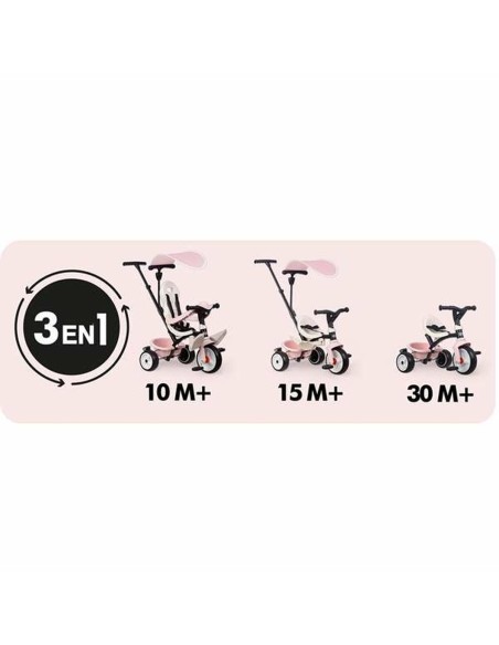 Tricycle Smoby Metallic