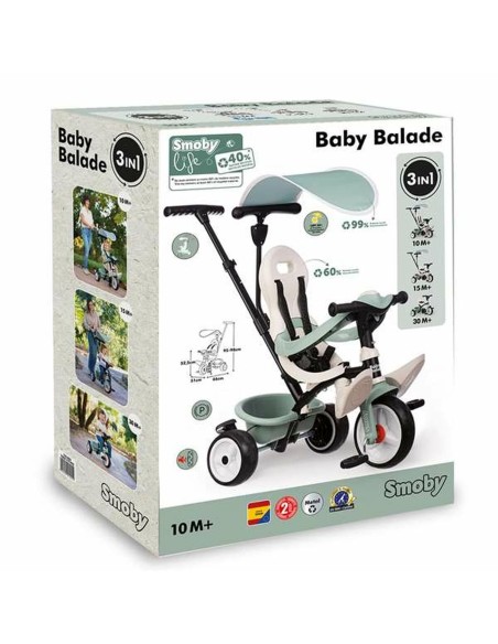 Tricycle Smoby Metallic