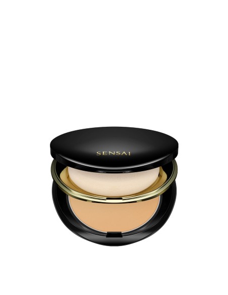 Powder Make-up Base Sensai Total Finish Nº TF203 Natural beige Spf 10 11 g Refill