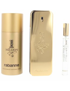 Men's Perfume Set Paco Rabanne 1 MILLION 3 Pieces